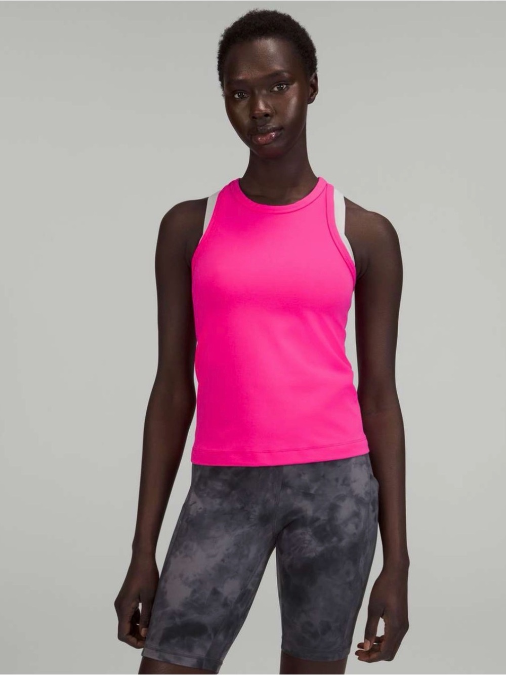 Lululemon Align Waist-Length Racerback Tank in Sonic Pink